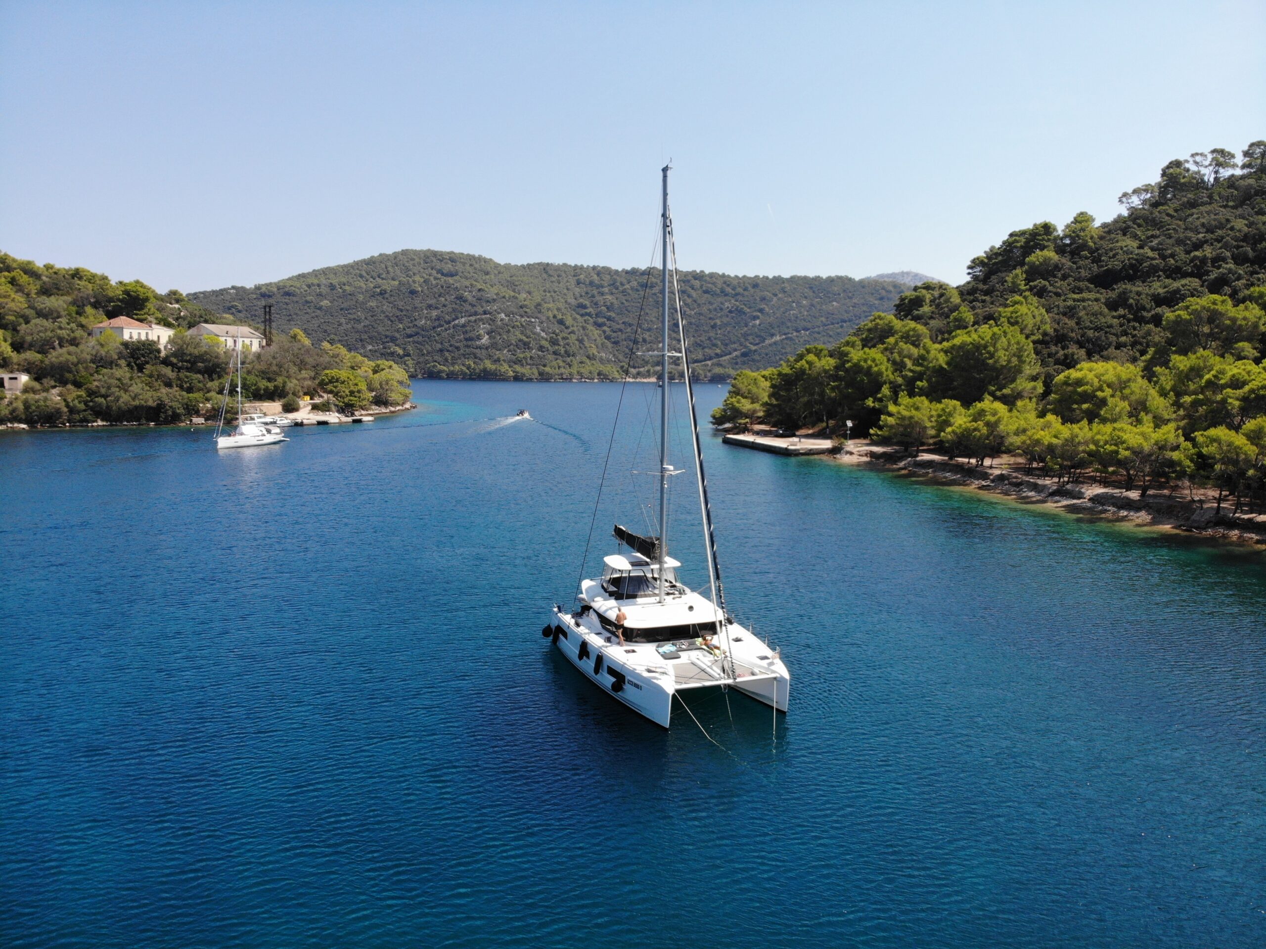 Vista Catamarano Dedalo Lagoon 46